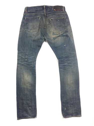 トップス 2000s Roen Skull Rubber Design Cut&Sew Roen roen skull denim - Gem