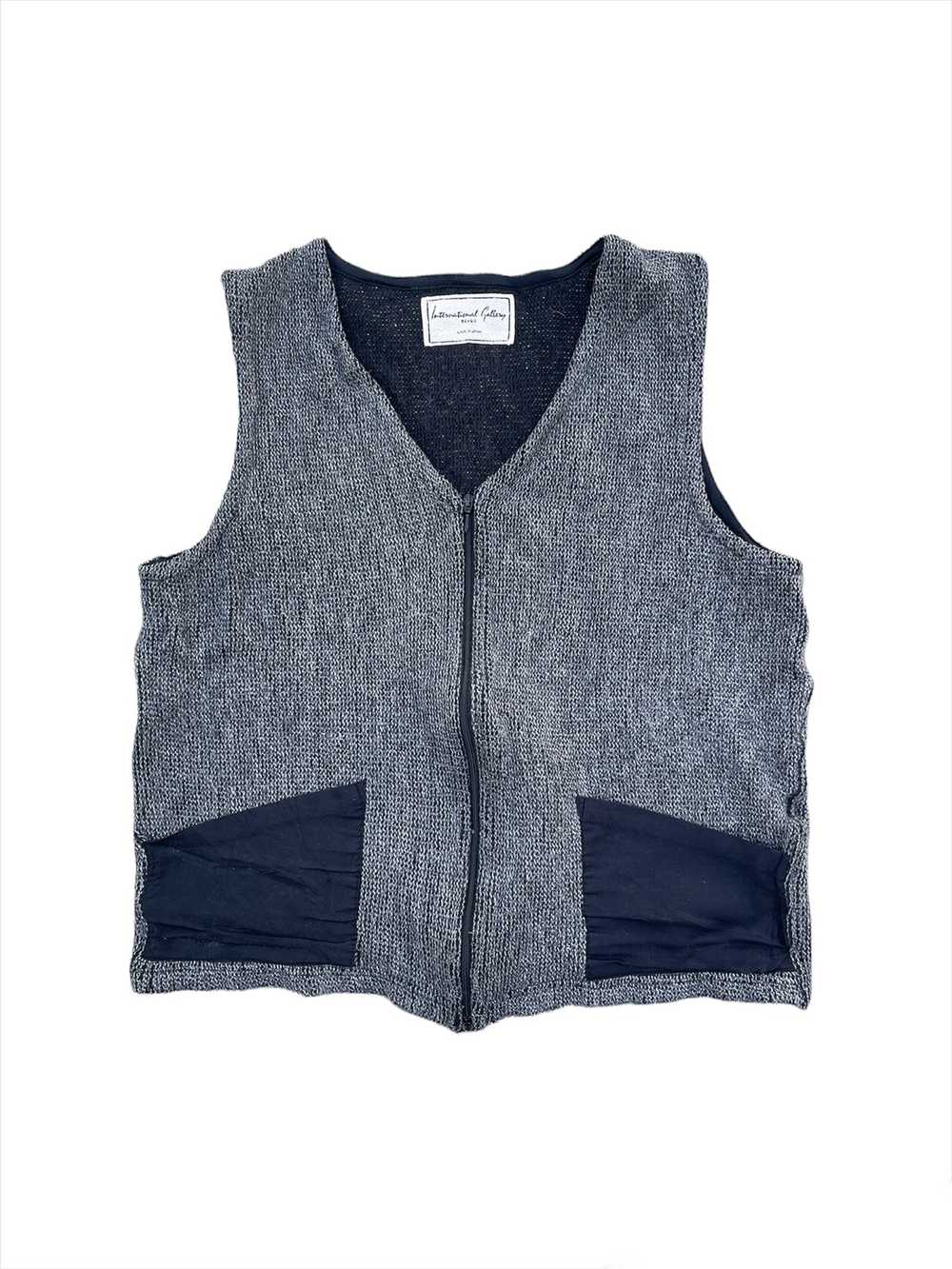 BEAMS PLUS Beams Japan Knitted Zipper Vest in Med… - image 1