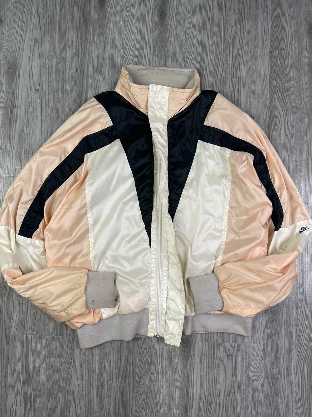 Vintage 80~90s original Nike tricolour satin colo… - image 2