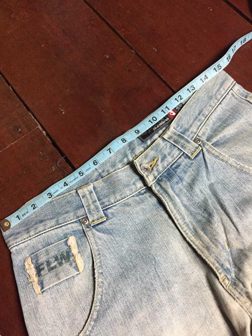 Quicksilver - Quicksilver distressed denim like k… - image 6