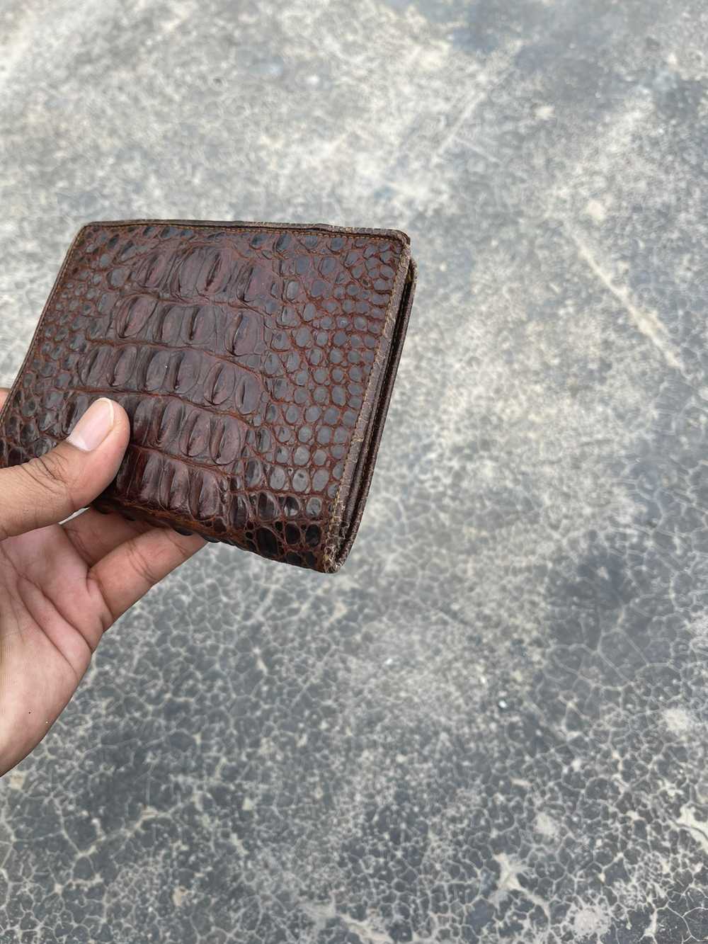 Handmade - Genuine Crocodile Leather Handmade Wal… - image 7