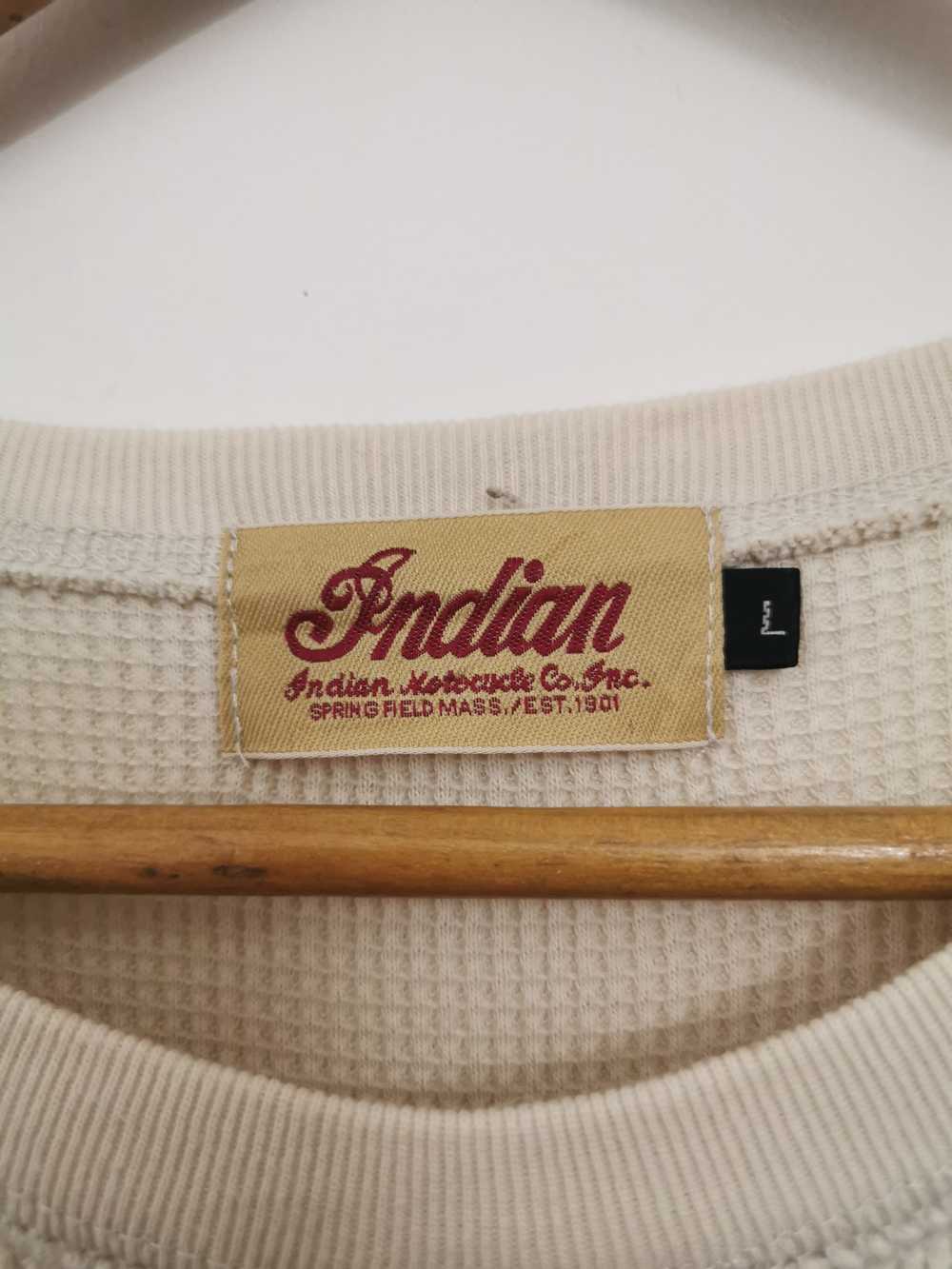 Vintage - Indian Motorcycle Signature Shirt Size … - image 5