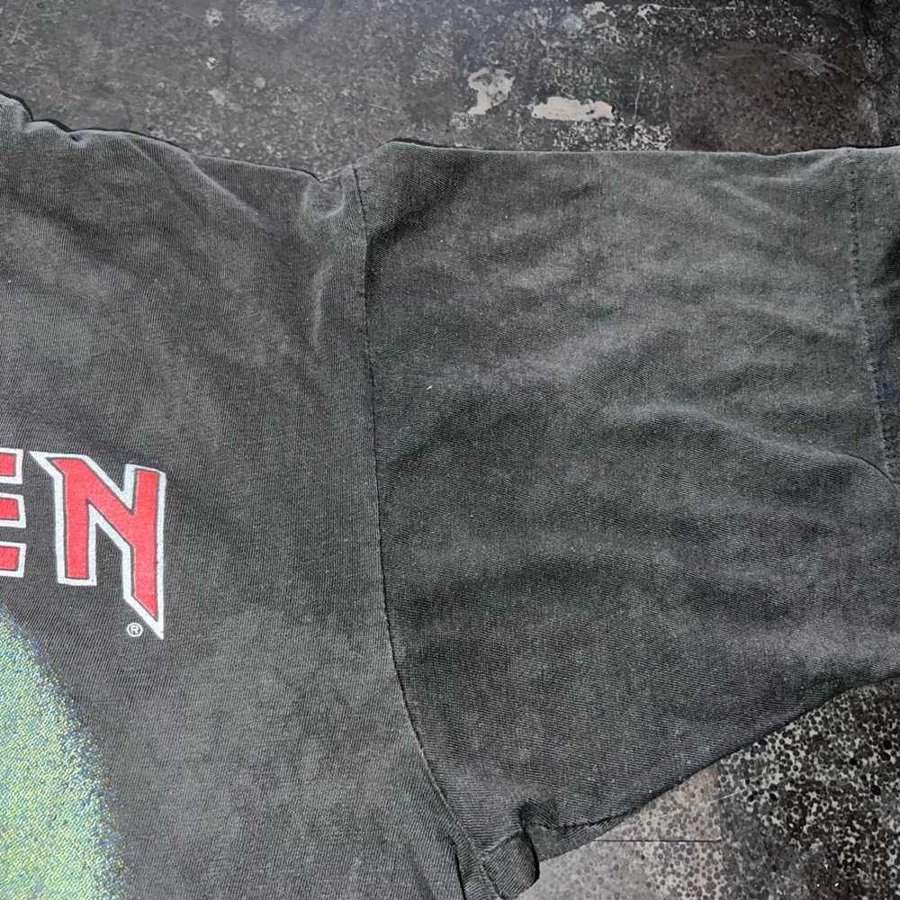 1990 Iron Maiden Deaf Sentence T-Shirt Size Medium - image 8