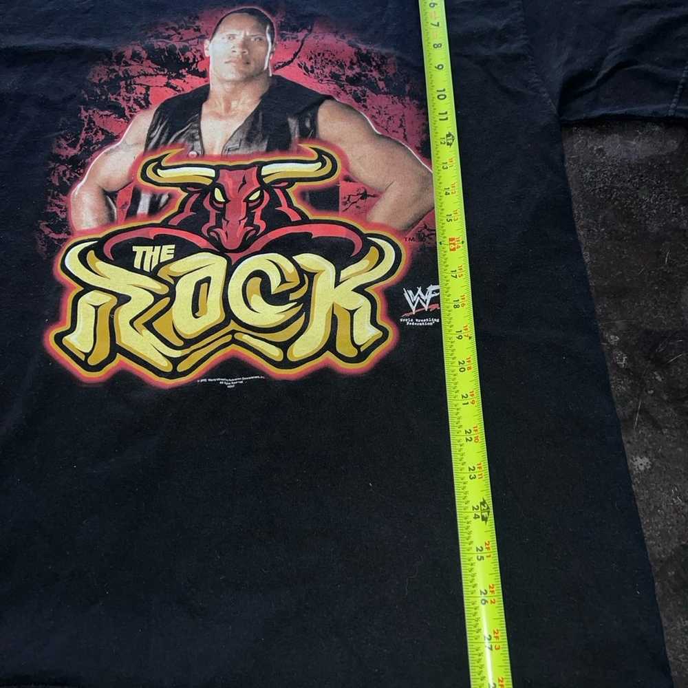 2002 WWF The Rock Double Side T-Shirt Adult SZ La… - image 7