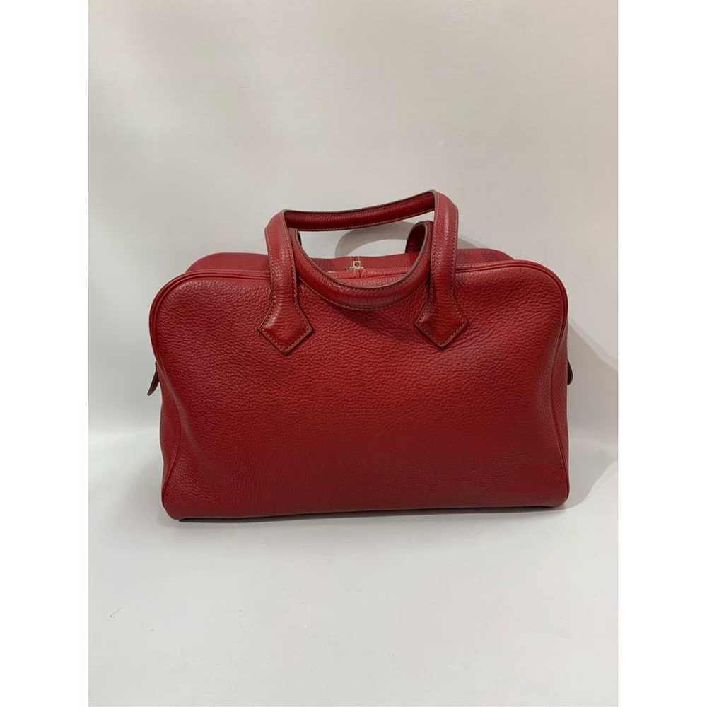 Hermès Victoria leather handbag - image 2