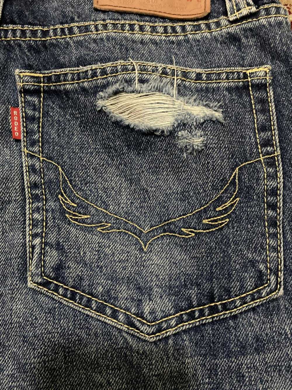 Japanese Brand - Rodeo Crowns Japan Distressed Pa… - image 7