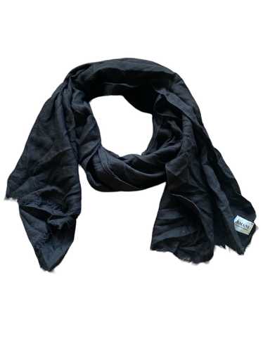 Vintage - Vintage Giorgio Armani Scarves Black Arm