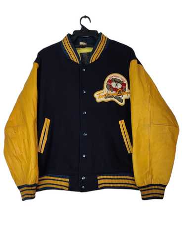 Varsity - Blooming Town Varsity Jacket - image 1