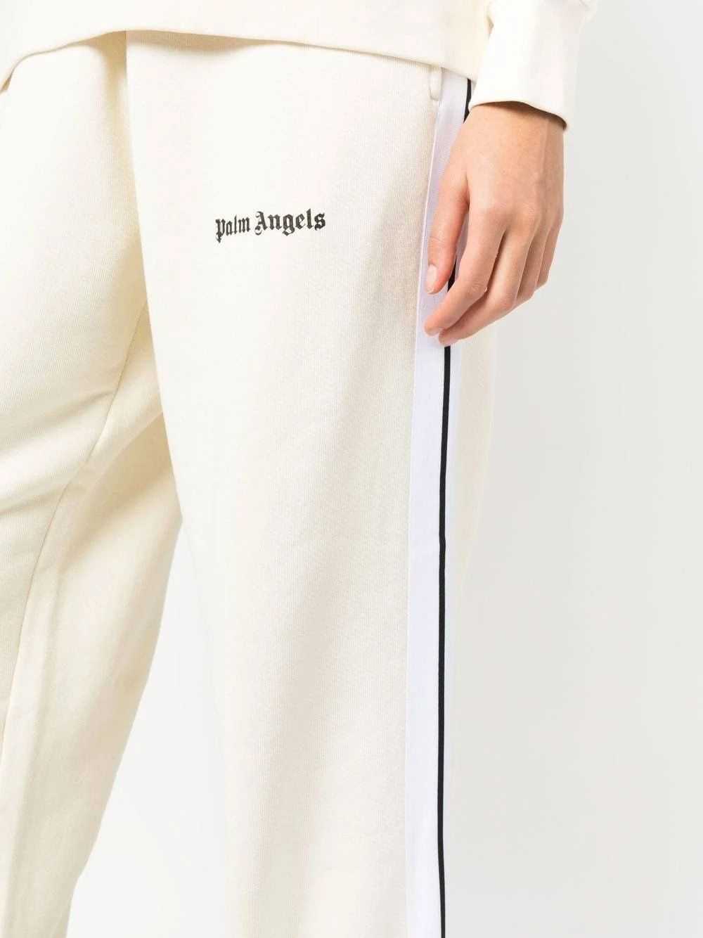 Palm Angels o1mle0524 Logo Track Pants in White - image 6