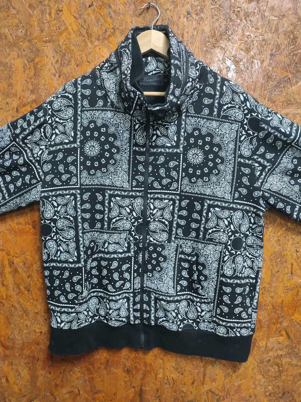 Japanese Brand - Paisley Printed Zipper Jacket - image 1