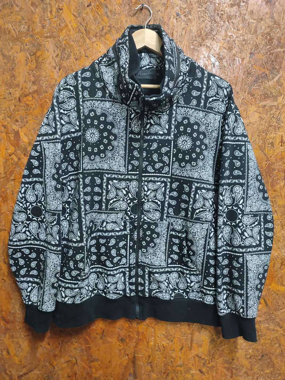 Japanese Brand - Paisley Printed Zipper Jacket - image 3