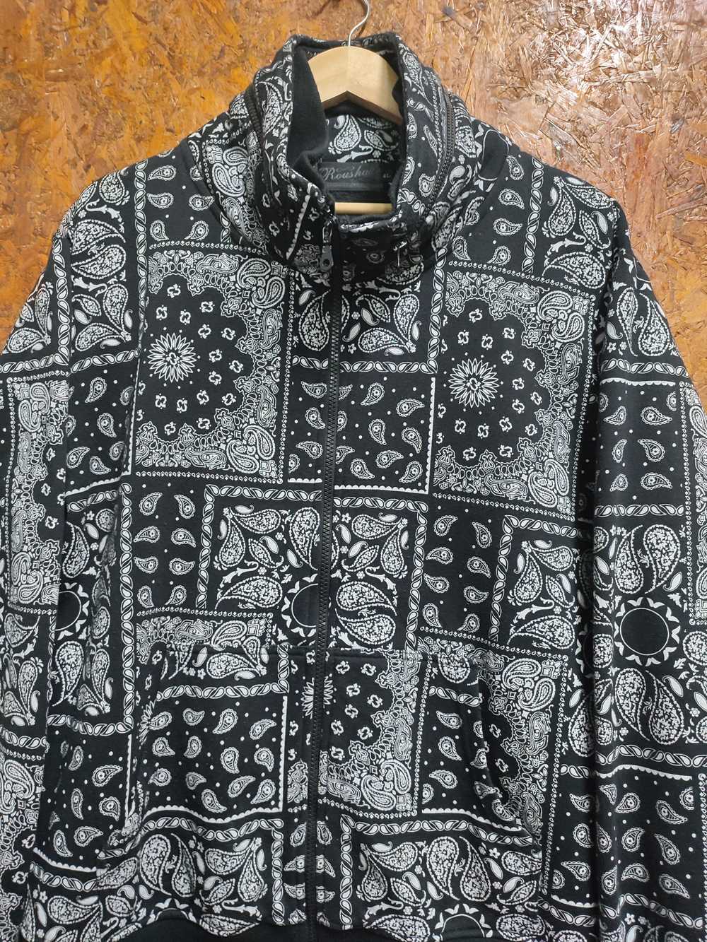 Japanese Brand - Paisley Printed Zipper Jacket - image 7