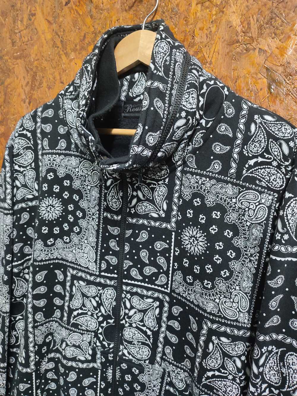 Japanese Brand - Paisley Printed Zipper Jacket - image 8