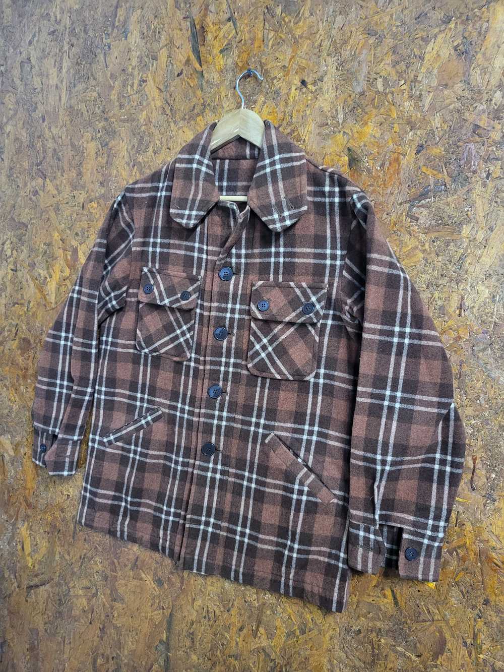 Japanese Brand - Simple Life Checker Button Ups F… - image 2