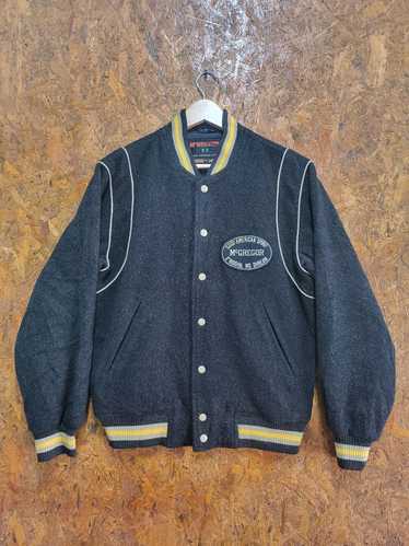 ジャケット・アウター 70s McGregor Gray Wool Stadium Jacket 70s McGregor Gray Wool Stadium Jacket