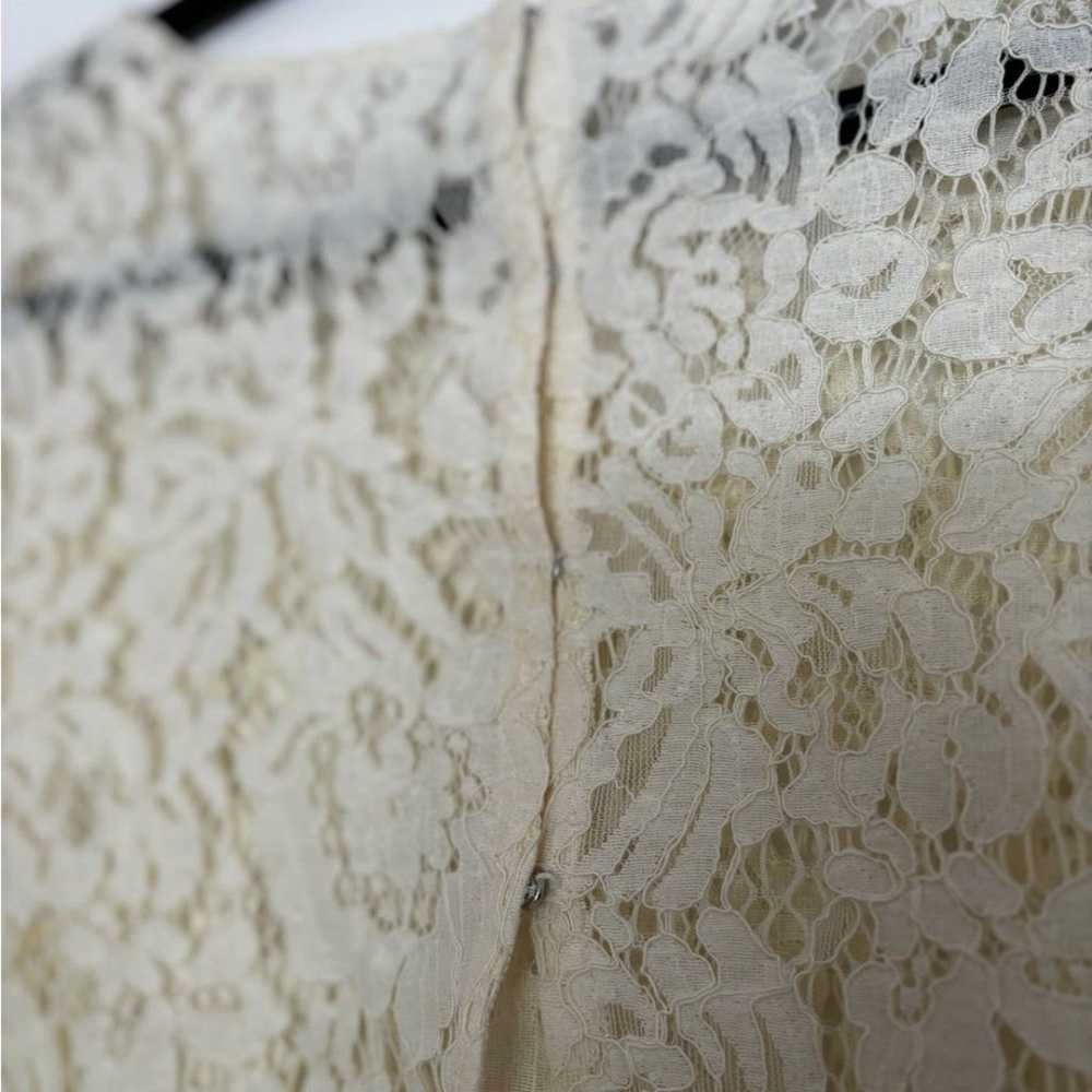 Jenny Yoo Kenzie Lace Top in Ivory - image 6
