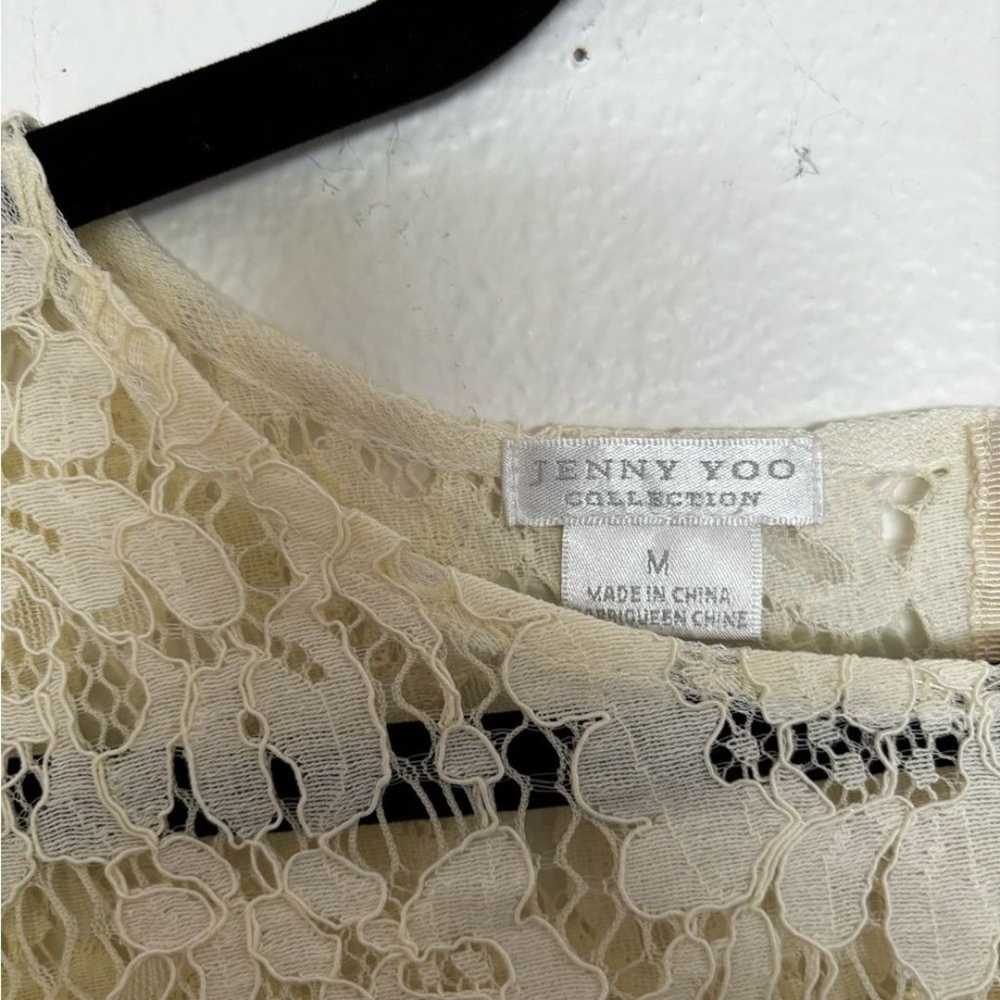 Jenny Yoo Kenzie Lace Top in Ivory - image 7