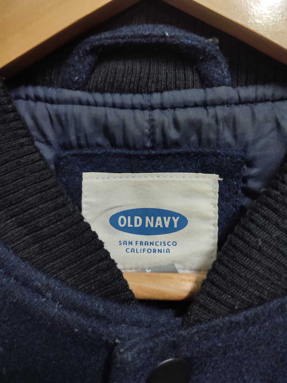 Old Navy - Old Navy Varsity Jacket Wool - image 3