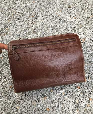 Vintage - Vintage Budweiser Leather clutch Bag