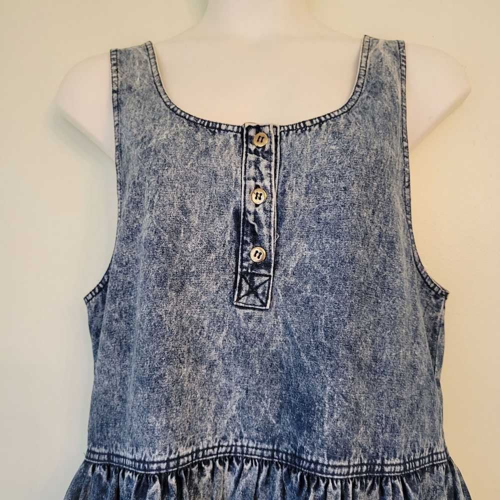 Vintage Mizz Lizz Vintage Acid Wash Denim Blue Je… - image 2