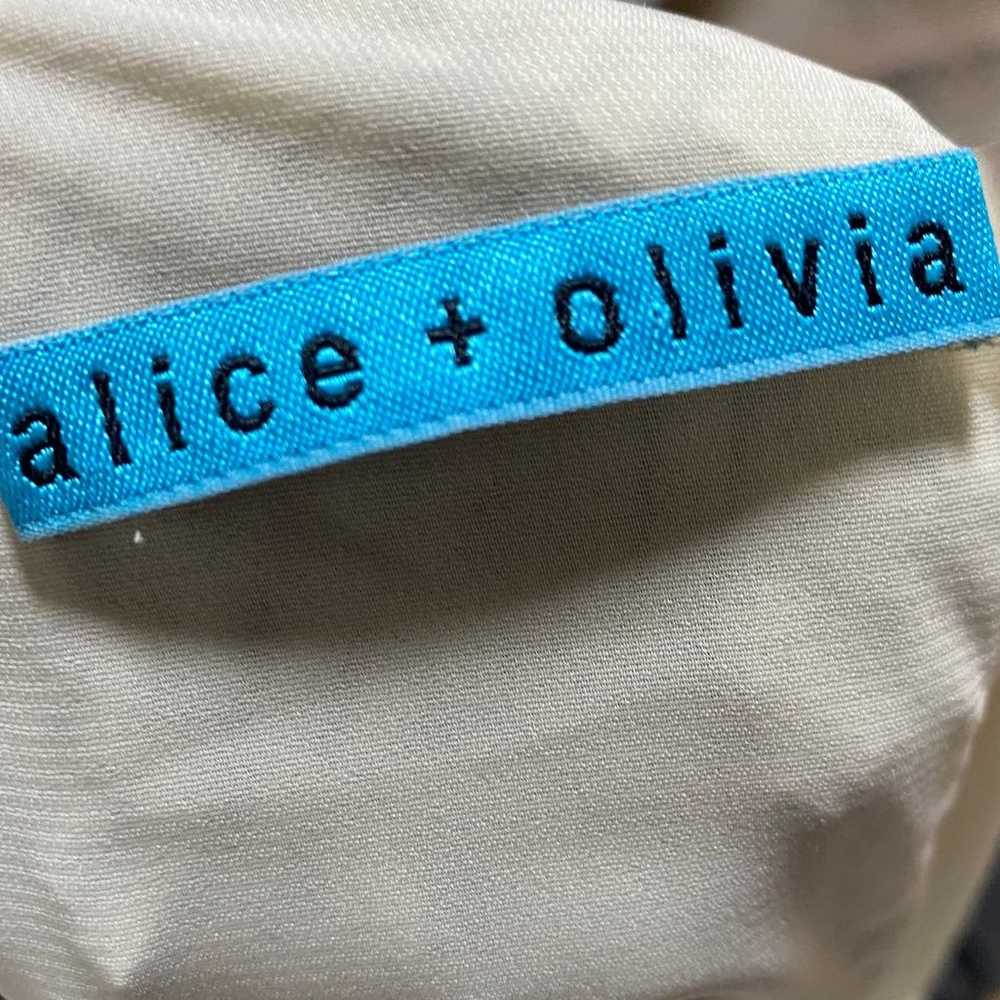 Alice + Olivia Silk Sequined Top Short Sleeve Swi… - image 9