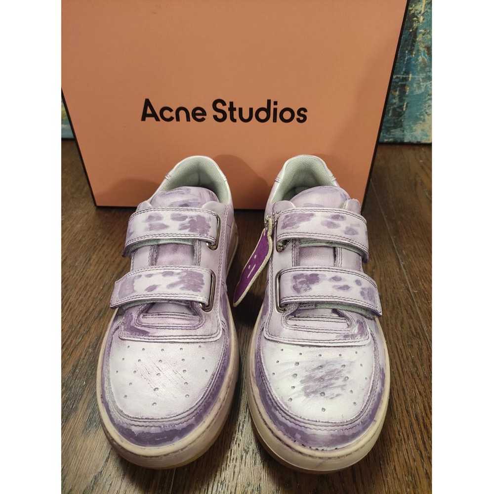 Acne Studios Leather trainers - image 2