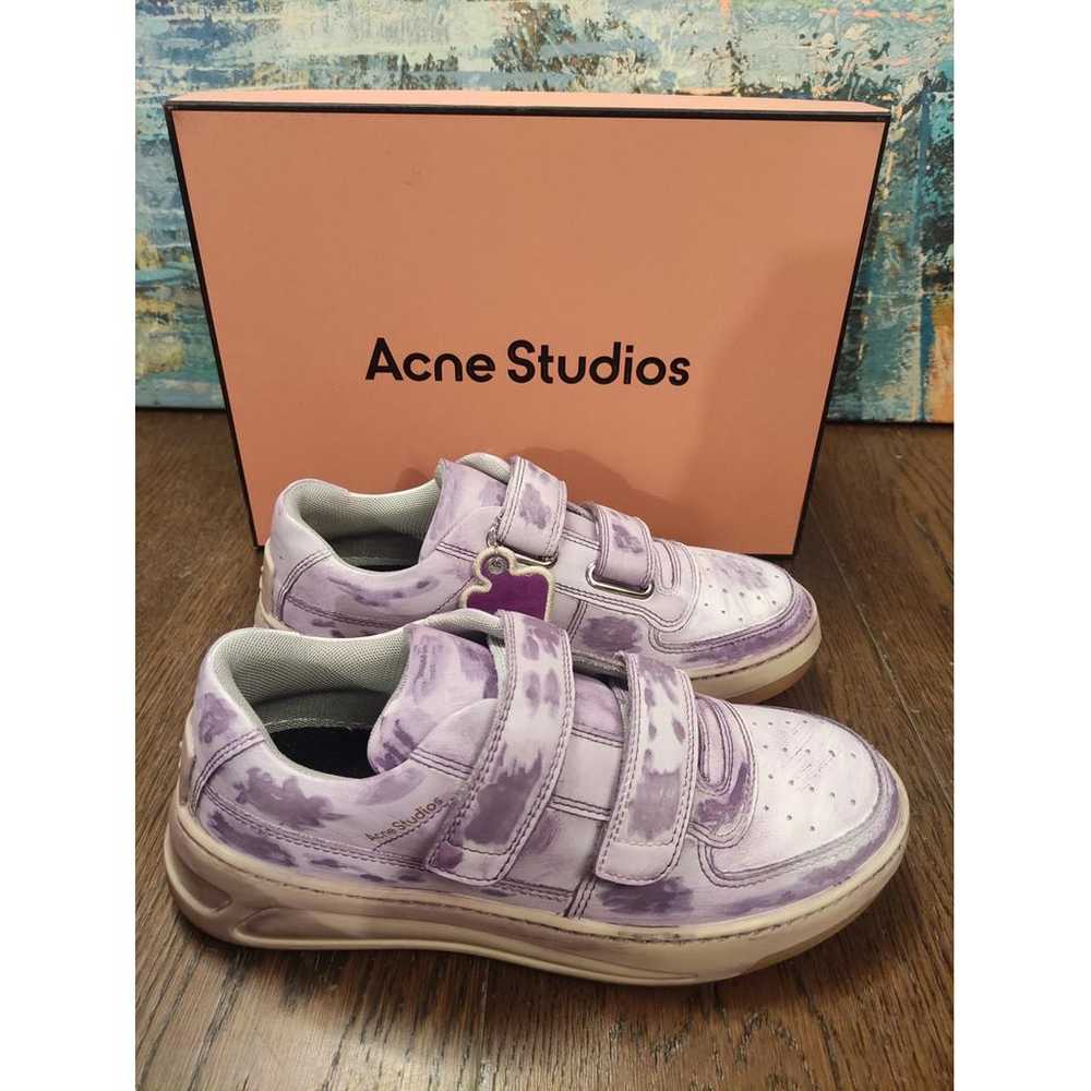Acne Studios Leather trainers - image 3
