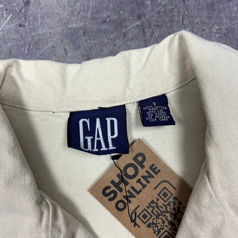 Gap × Streetwear × Vintage 90s Cream Gap Double B… - image 4