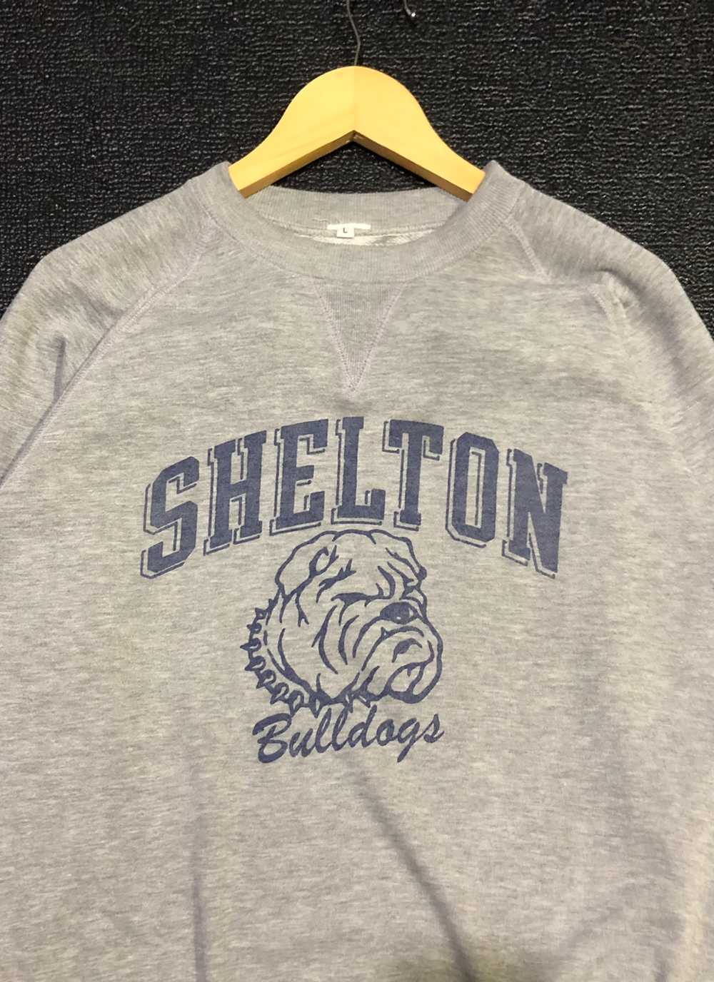 Vintage - VTG USA SHELTON BULLDOG SWEATSHIRT WITH… - image 7