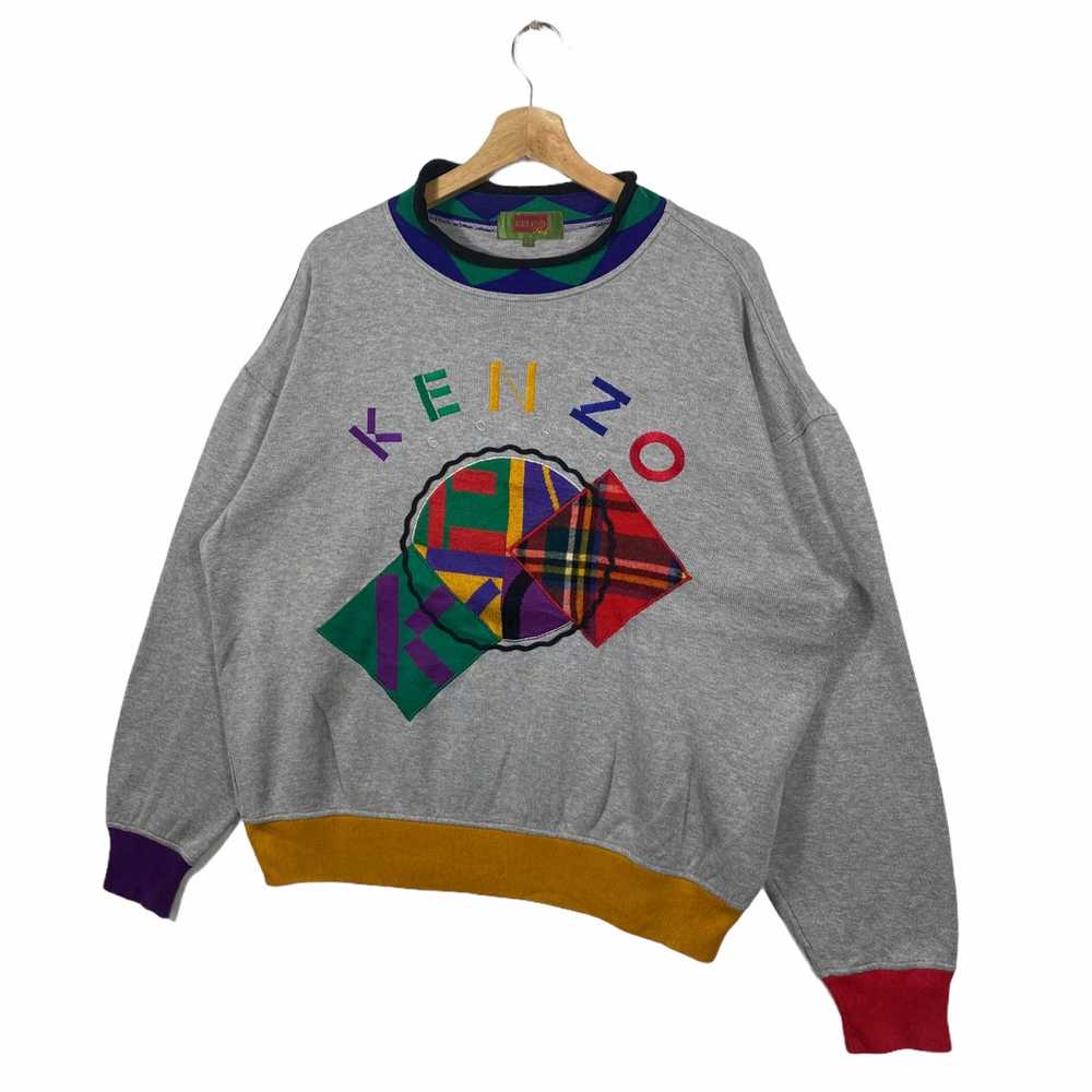 Vintage - Vintage 90s Kenzo Golf Embroidered Swea… - image 3