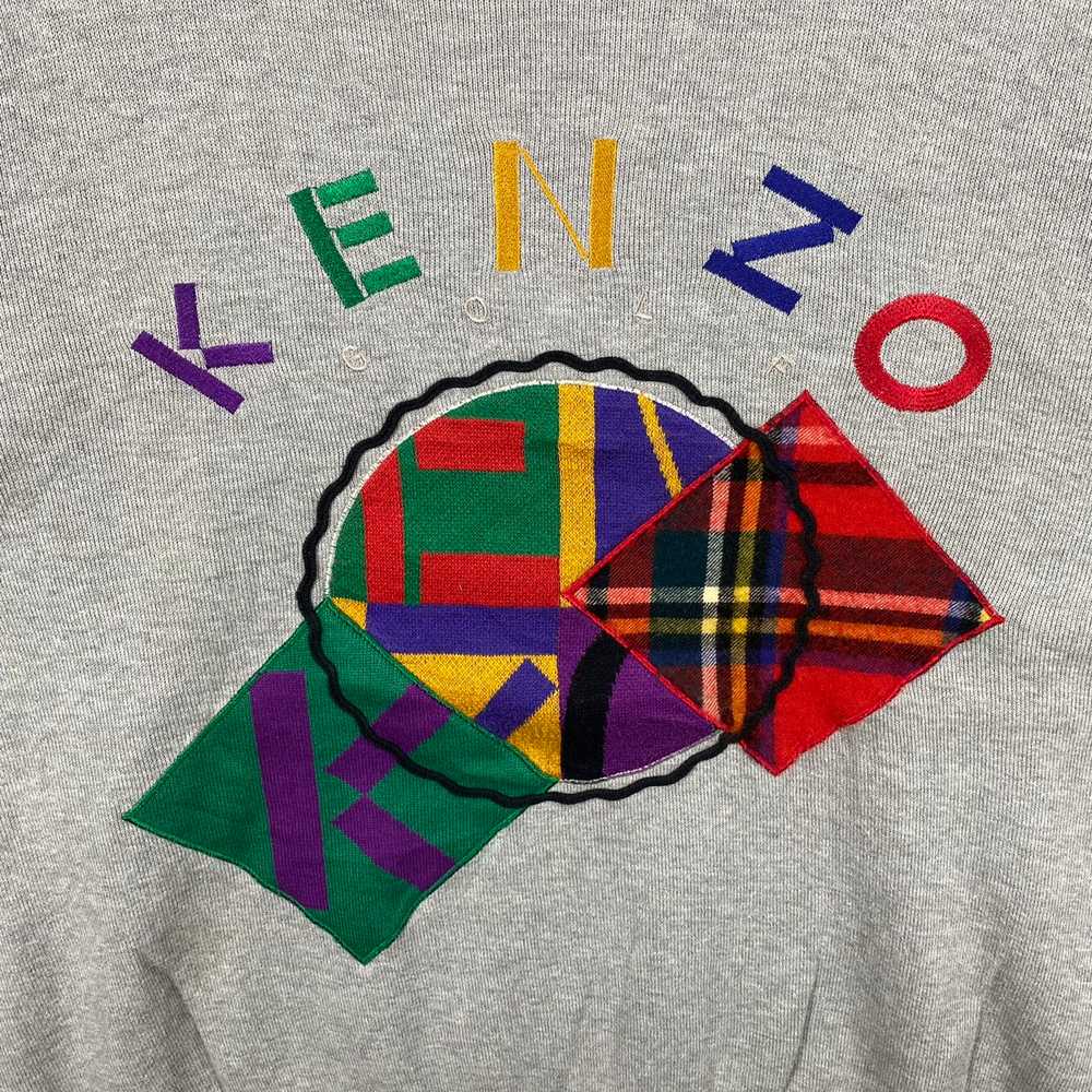 Vintage - Vintage 90s Kenzo Golf Embroidered Swea… - image 4