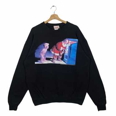 Vintage - Vintage 90s coca cola Sweatshirt 1990 R… - image 1