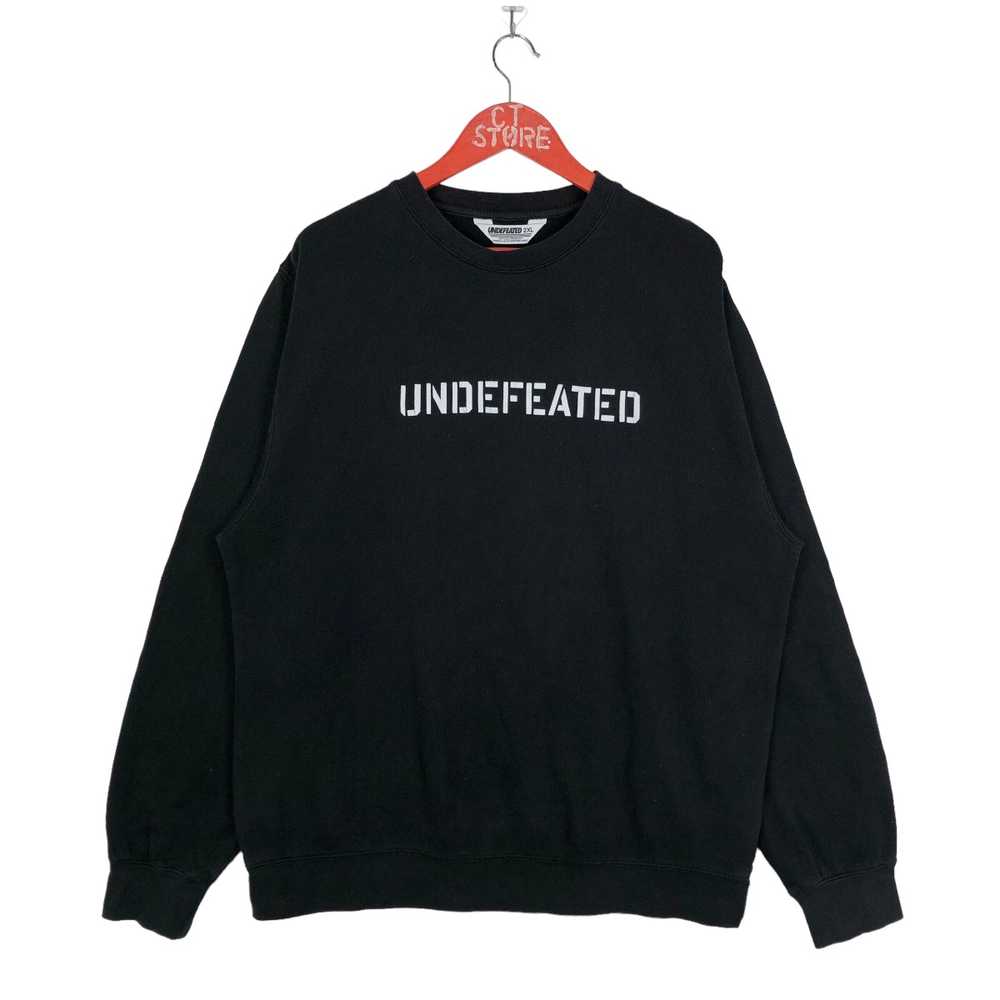 Vintage - Undefeated Crew Sweatshirt Spellout - image 1