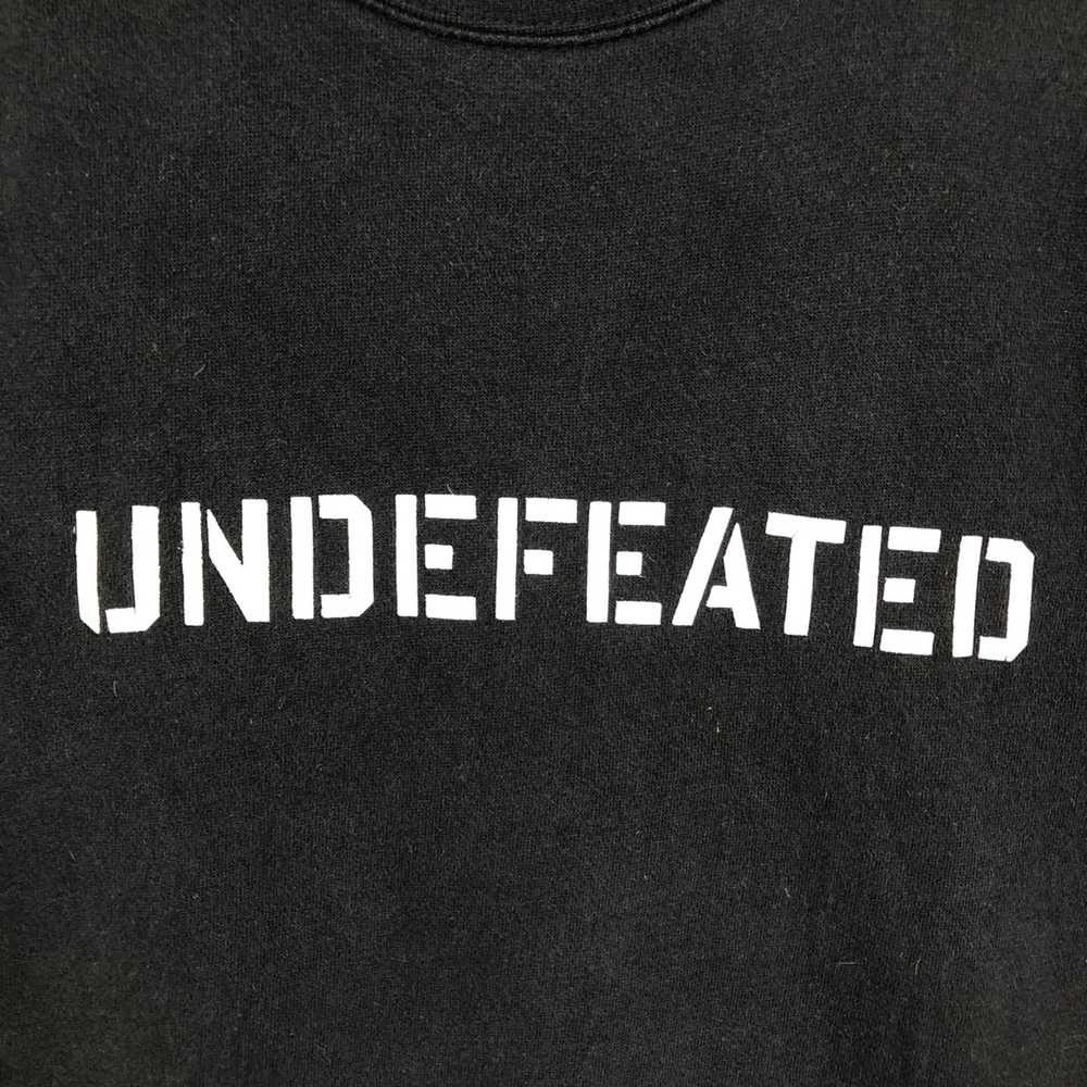 Vintage - Undefeated Crew Sweatshirt Spellout - image 4