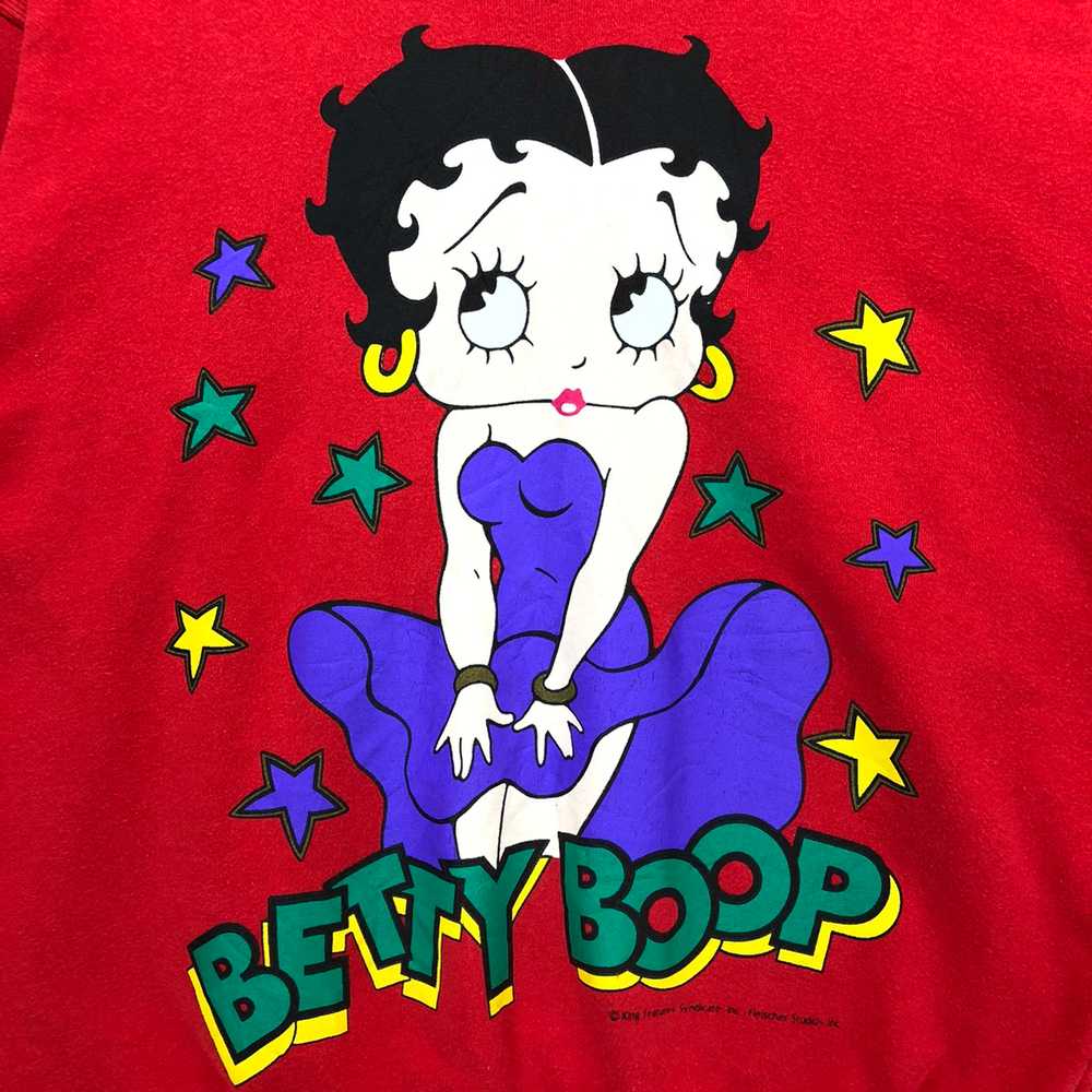 Vintage - Rare!! Vintage Betty Boop Big Print Off… - image 5