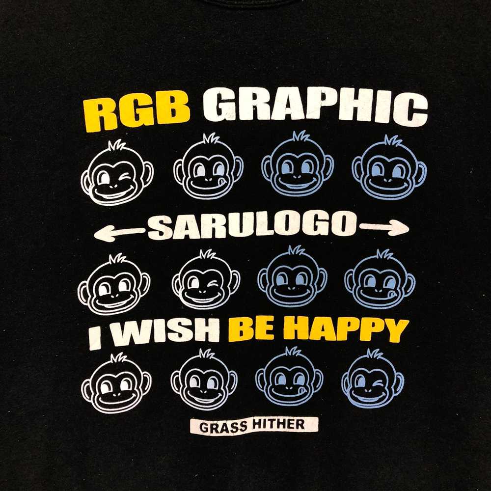 Vintage - Vintage Sarulogo RGB Graphic Big Print … - image 3