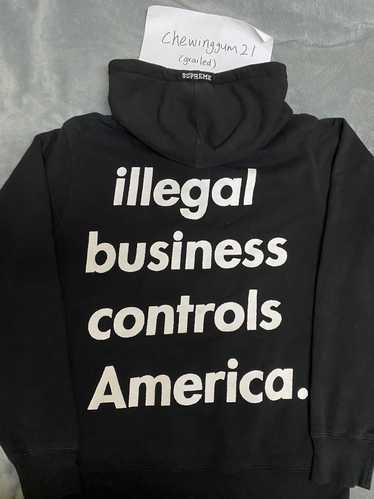 Supreme illegal business hoodie - Gem