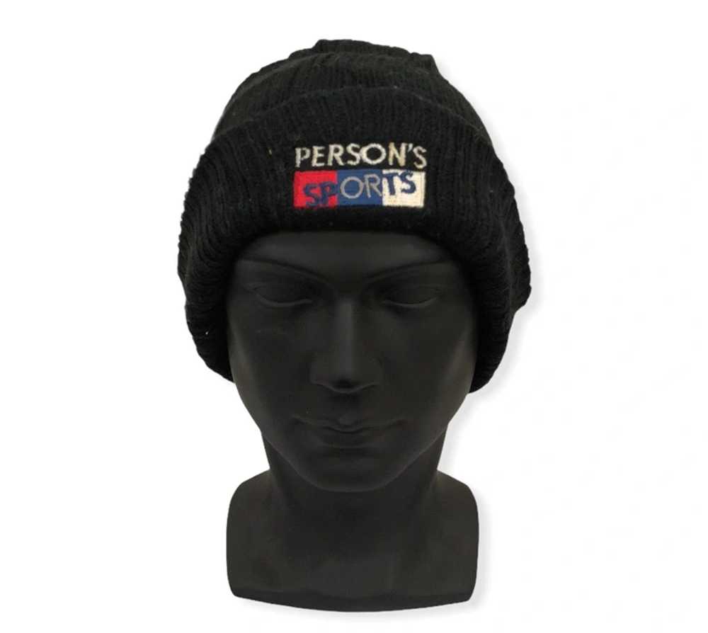 Hats - Vintage Persons Spell Out Beanie - image 1