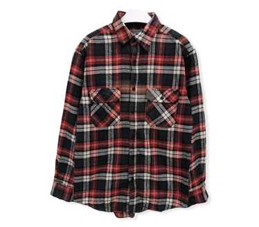 Japanese Brand - Japanese Brand Anti-Label Plaid … - image 1