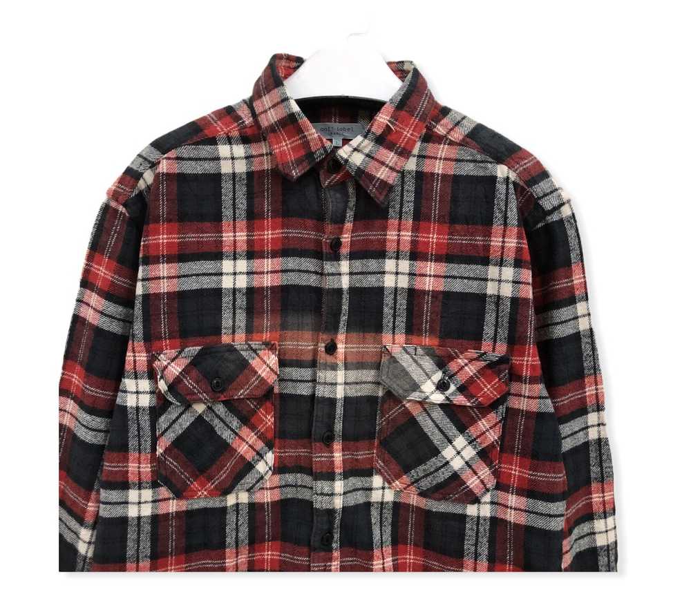 Japanese Brand - Japanese Brand Anti-Label Plaid … - image 3