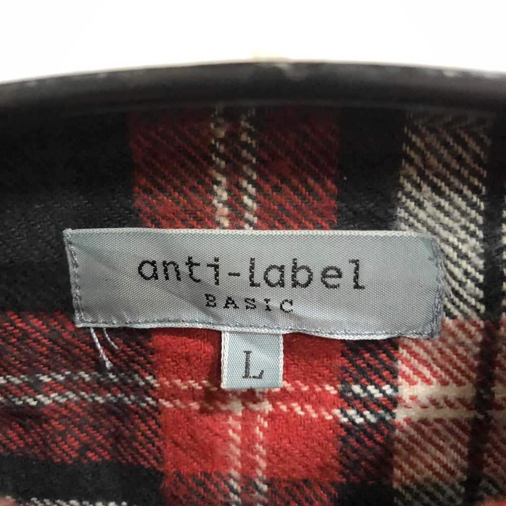 Japanese Brand - Japanese Brand Anti-Label Plaid … - image 4