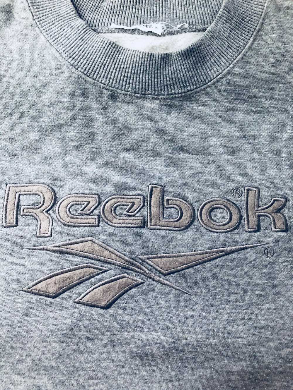 Vintage - Vintage Reebok Big Logo Sweatshirt Embr… - image 3