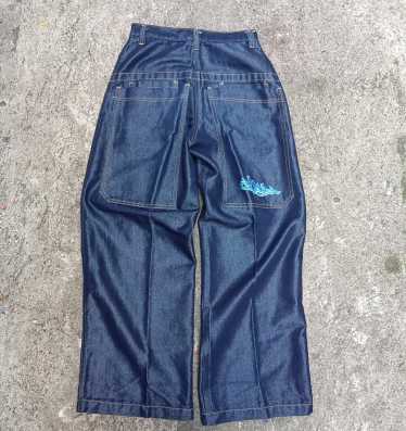 Japanese Brand - RARE Tribal wide leg baggy pants - image 1