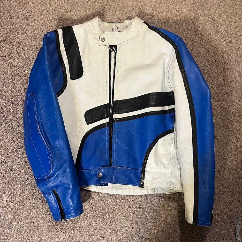 Vintage - Vintage Motorcycle Racing Jacket like b… - image 7