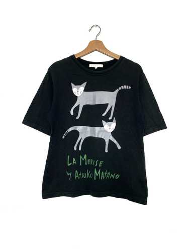 Vintage - La Merise by Atsuko Matano Cat Graphic L