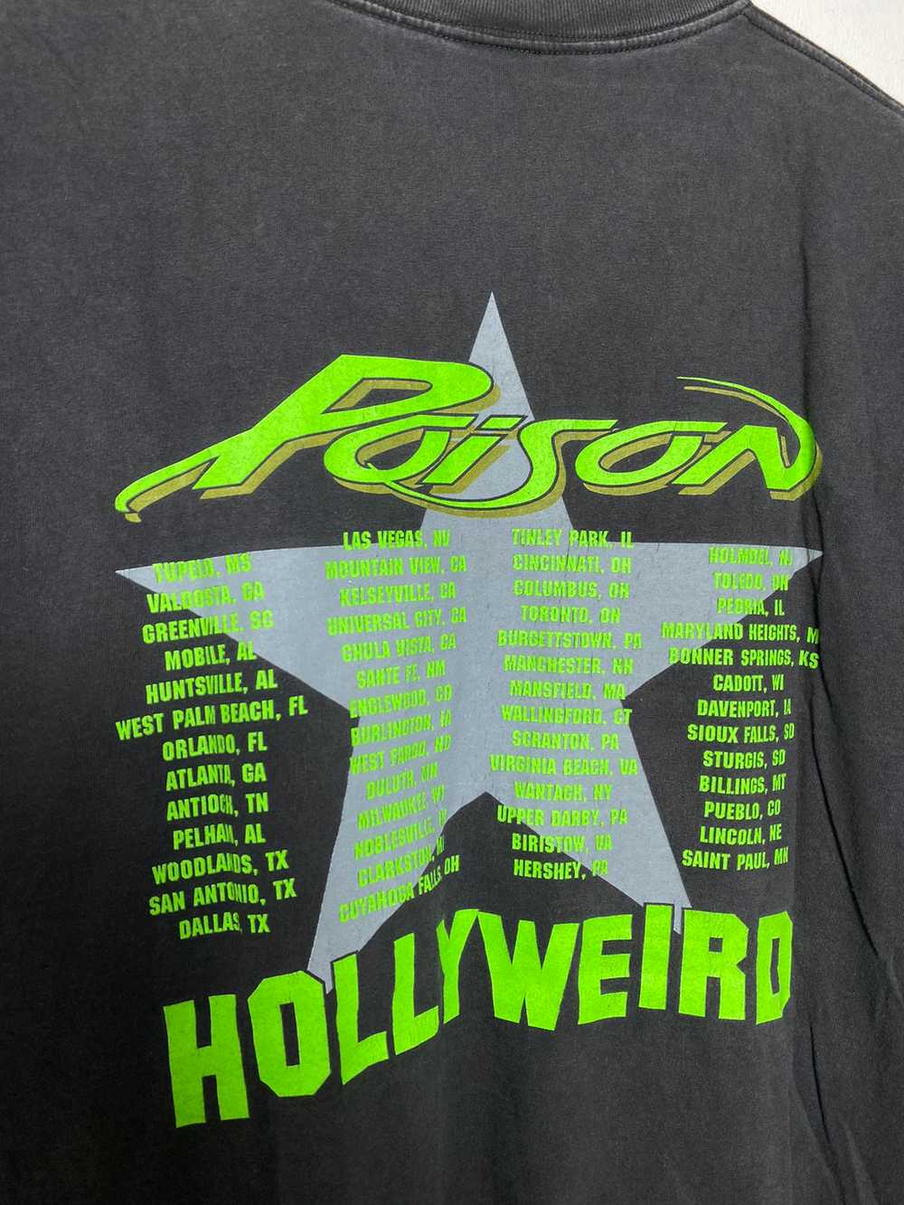 Vintage - Vintage Poison Hollyweird Band Tees - image 4