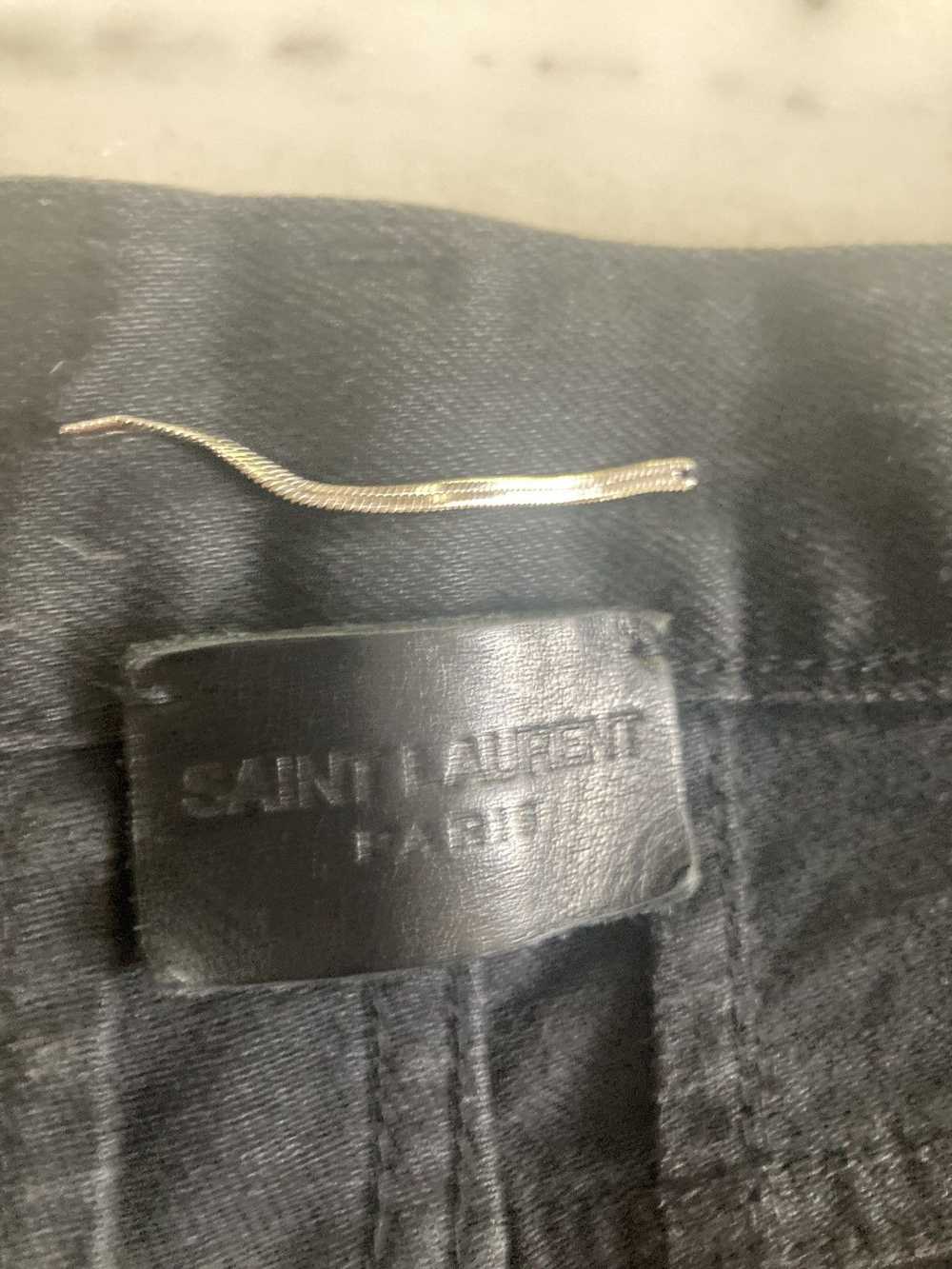Saint Laurent Paris Blow out knee jeans - image 3
