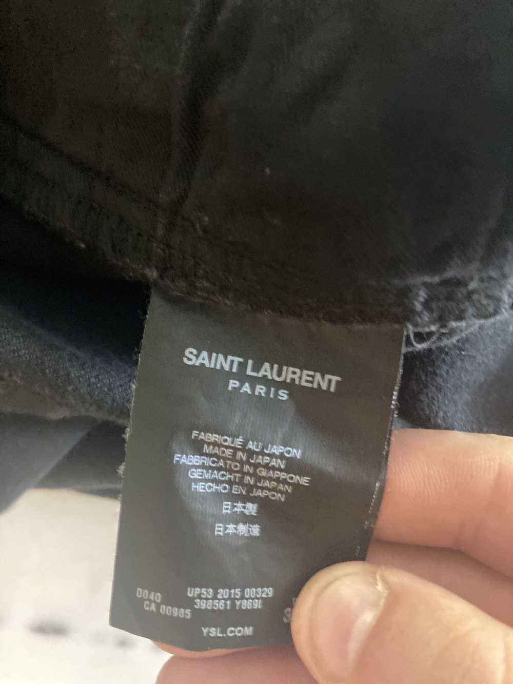 Saint Laurent Paris Blow out knee jeans - image 4