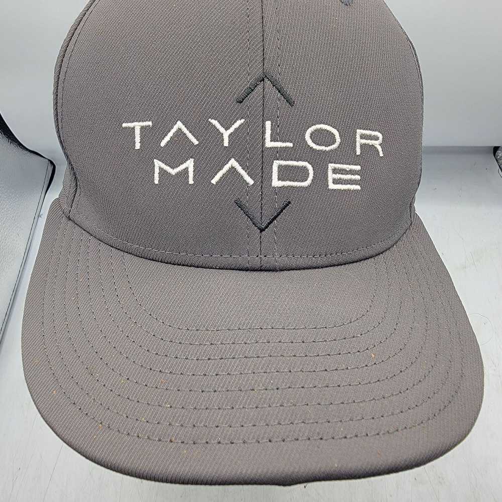 Tailor Made Taylormade Flatbill Stretch Hat Gray … - image 5