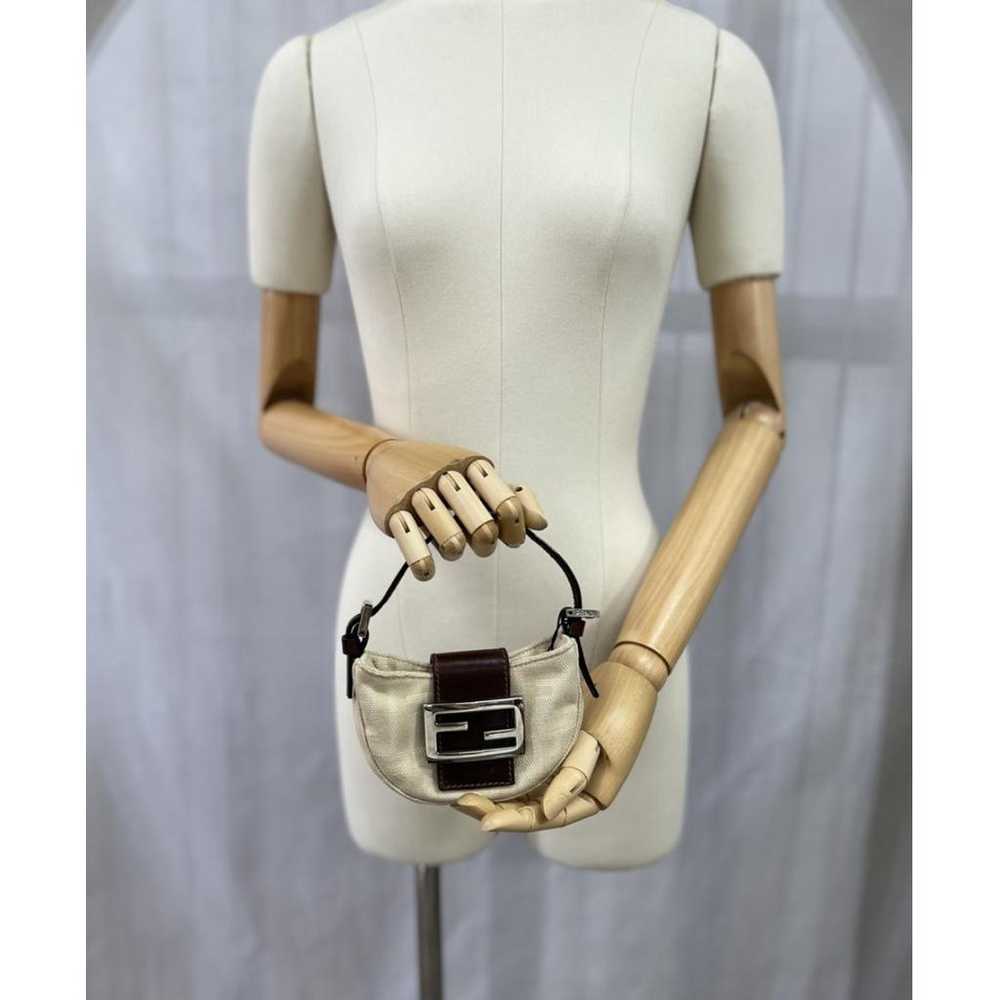 Fendi Croissant Vintage cloth handbag - image 3